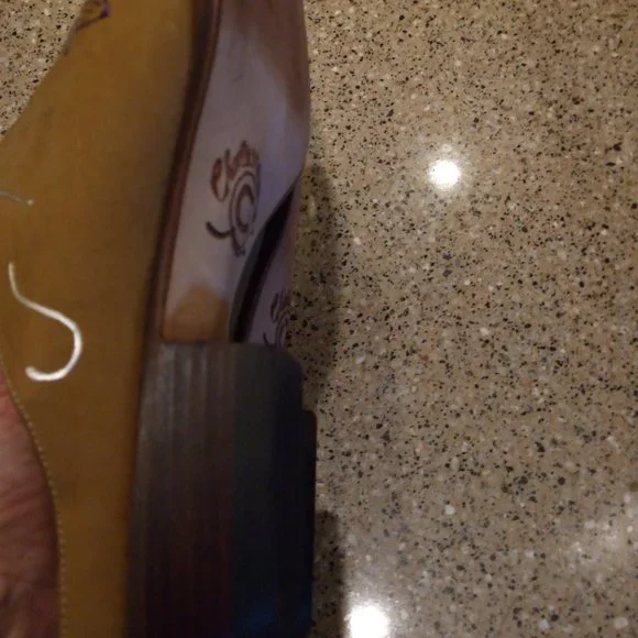 Charlie 1 Horse Lucchese Gorgeous Hand painted Mules 7 B - Picture 4 of 8